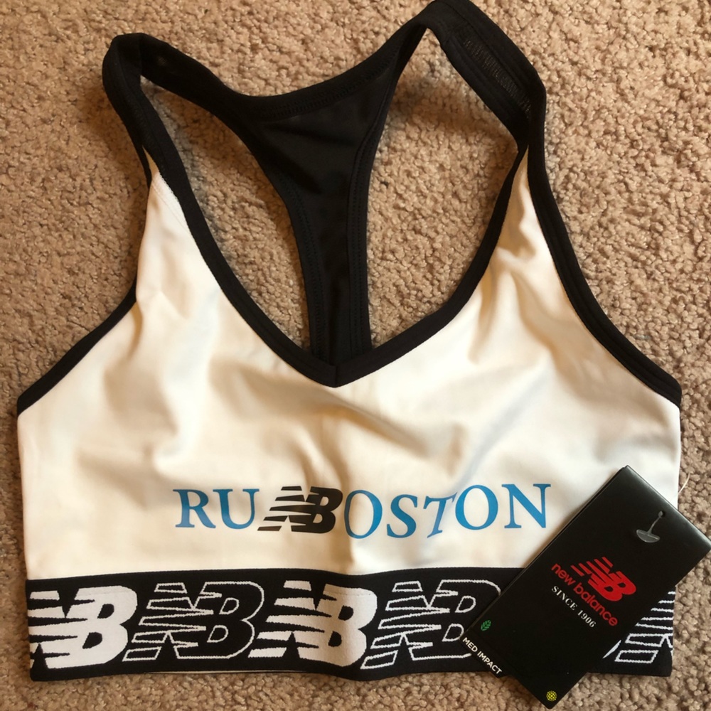 *BRAND NEW* New Balance Pace 3.0 Sports Bra Limited Edition White Size S
